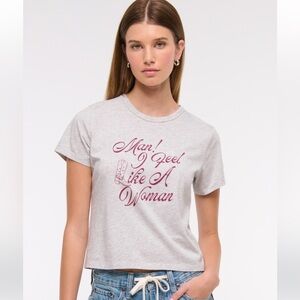 Abercrombie & Fitch Short-Sleeve Shania Twain Graphic
Skimming Tee NWT
